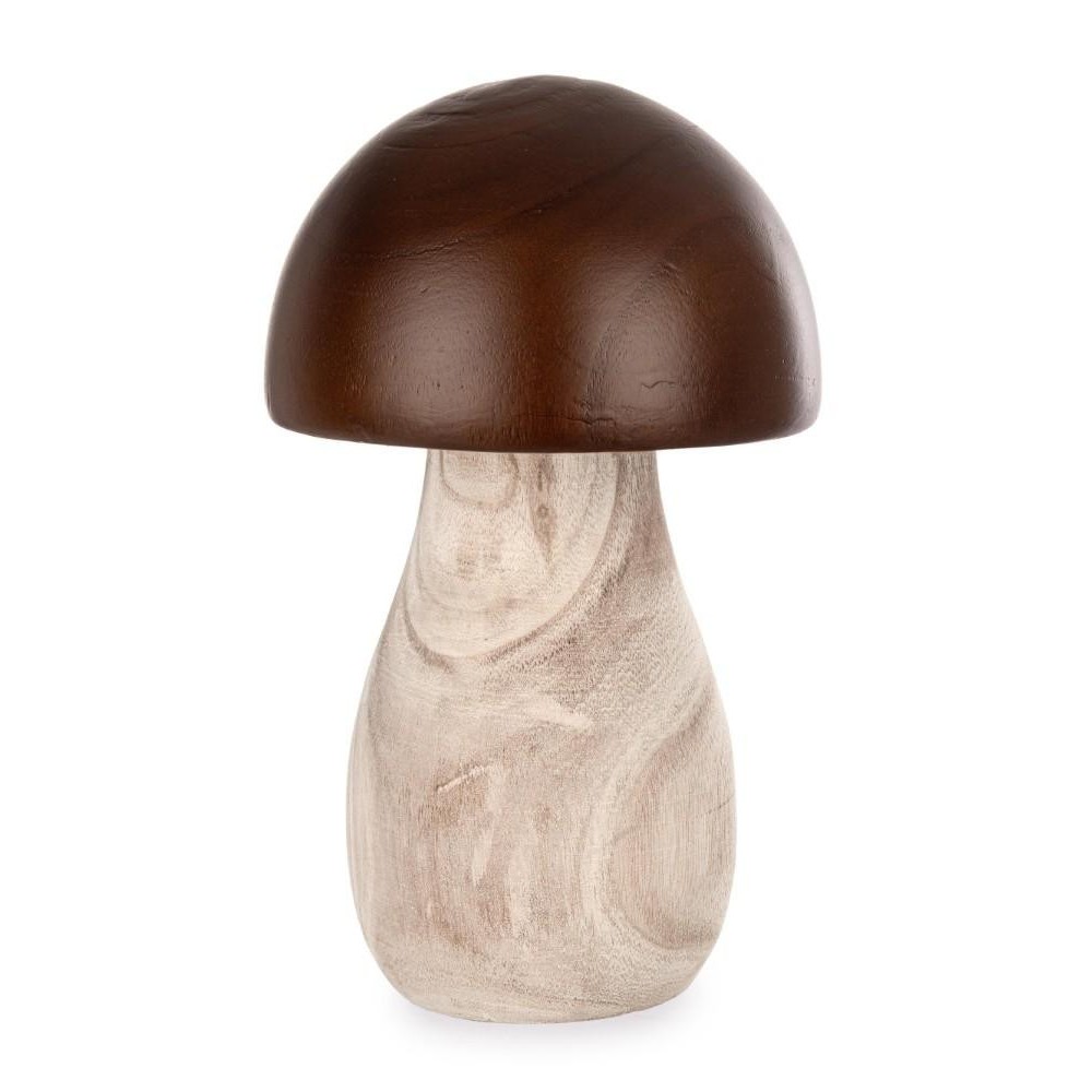 FUNGO DERIK STAND BOMBATO MARRONE D17X28H